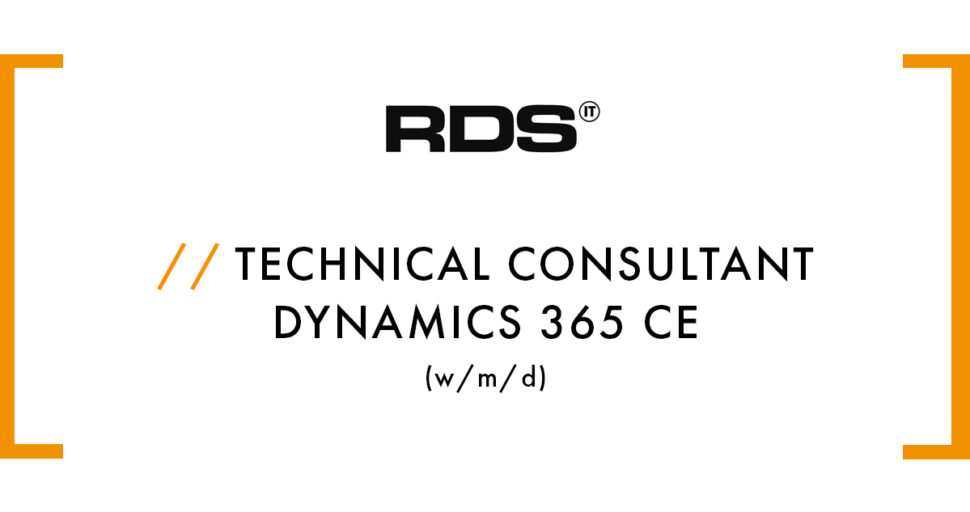 Technical Consultant Dynamics 365 CE Stellenangebot